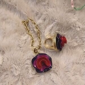 Vintage Marc Jacobs "Lola" Solid perfume Ring and Bracelet set